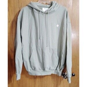 Rivian Hoodie Sweatshirt 2XL Sage Green Outdoor Organic Cotton USA Made Pocket